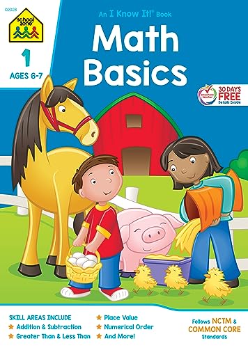 School Zone Math Basics Grade 6 Workbook