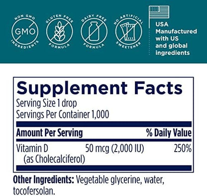 DDROP VIT D 2000IU DROP 0.17OZ