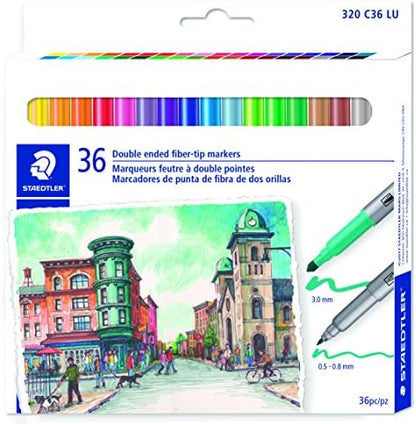 72ct Twin Tip Markers - Staedtler