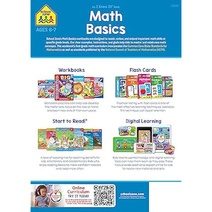School Zone Addition & Subtraction Grades 1-2 Workbook
