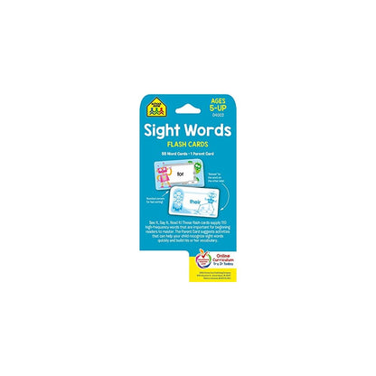 School Zone Sight Words Flash Cards
