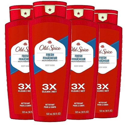 OLD SPICE BODY WASH HI ENDR FRESH 18OZ