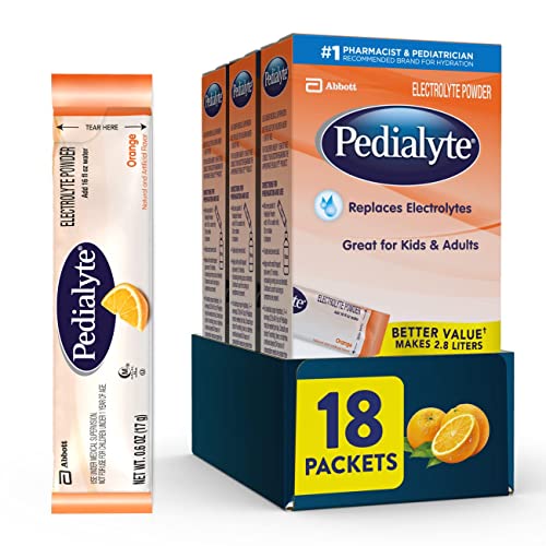 PEDIALYTE LRG PWD PACKETS ORANGE 6CT