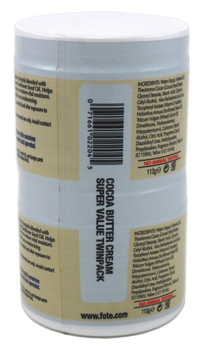 Fruit Of The Earth Bogo Cream Cocoa Butter 4oz Jar