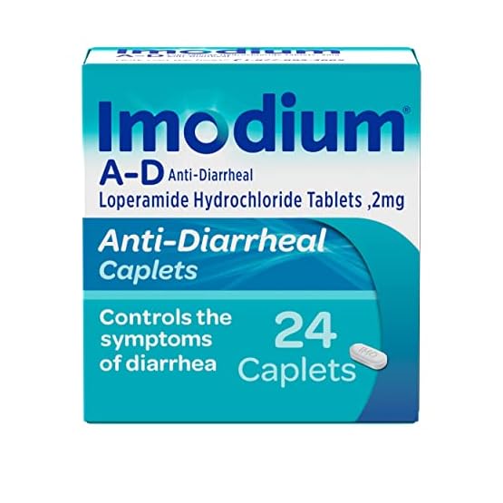 Imodium A-D Loperamide Hydrochloride Diarrhea Relief Caplets, 6 count