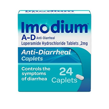 Imodium A-D Loperamide Hydrochloride Diarrhea Relief Caplets, 6 count