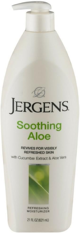 JERGENS SOOTHING ALOE LT 21OZ CUC