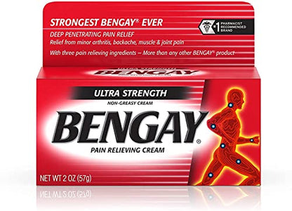 BENGAY ULT STRN PAIN RLF AP 4 LRG