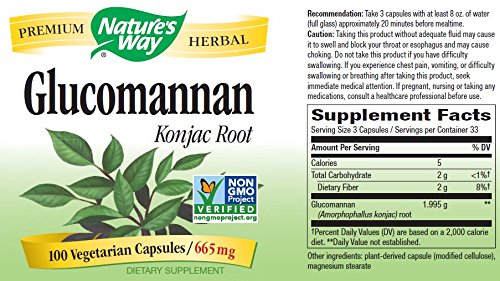 NATURE'S WAY GLUCOMANNAN