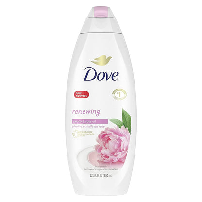 DOVE BODY WASH PEONY & ROSE 20Z