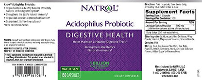 NATROL ACIDOPHILUS 100MG,VALU SZ