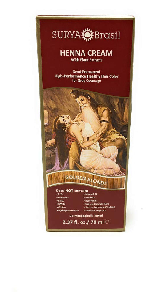 SURYA BRASIL HENNNA CREAM,GOLDEN BLOND