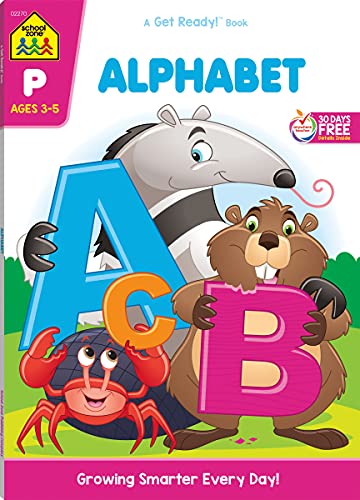 School Zone Lowercase Alphabet A Get Ready Book