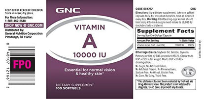 GNP VIT A 10K IU SGC 100
