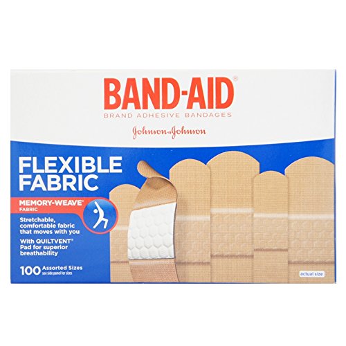 BAND AID FLEXIBLE FABRIC ASST 30CT