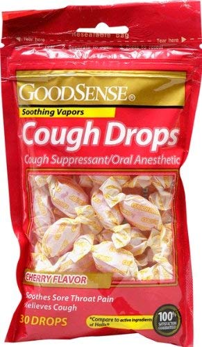 GS COUGH DROPS BAG CHERRY 30CT