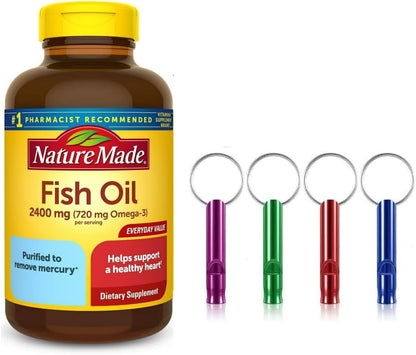 FISH OIL ODRLS 2400MG SG 90CT NAT BOUNTY