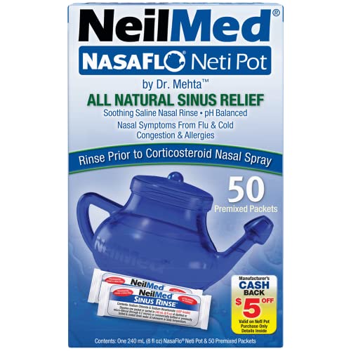 NASAFLO NETI POT N/SYS PK 50