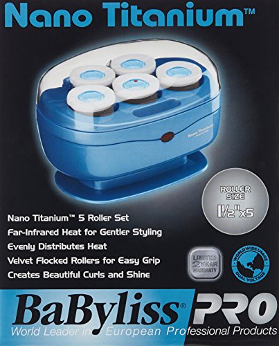 Babyliss Pro Nano Titanium 5 Velvet Flocked Roller Set