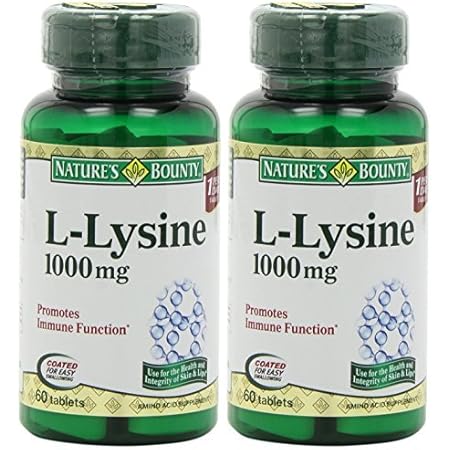 L-LYSINE 1000MG TABLET 60CT NAT BOUNTY