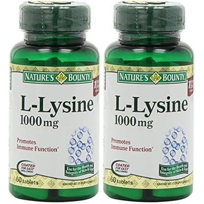 L-LYSINE 1000MG TABLET 60CT NAT BOUNTY