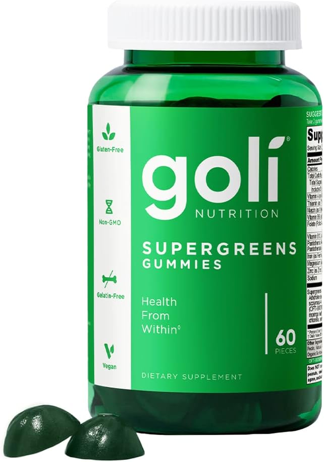 GOLI SUPERGREENS GUMMIES CW 60EA