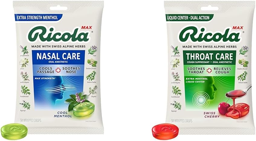 RICOLA STK CHERRY MENTHOL DRP 20X9CT