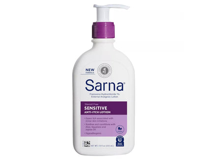 SARNA LOTION SENSITIVE MAX STRGNTH 7.5OZ