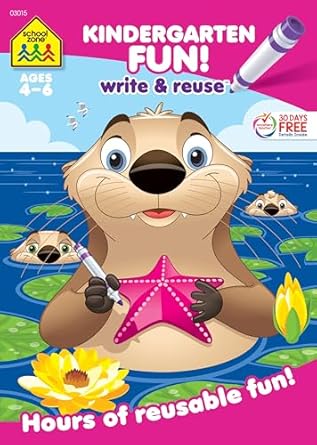 School Zone Color By Letter Farm Fun Workbook