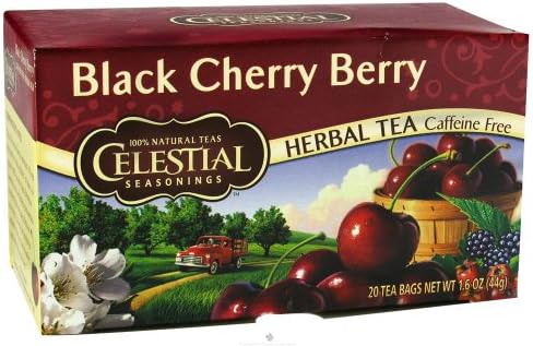 CELESTIAL SEASONINGS HERB TEA,BLK CHERRY BERRY