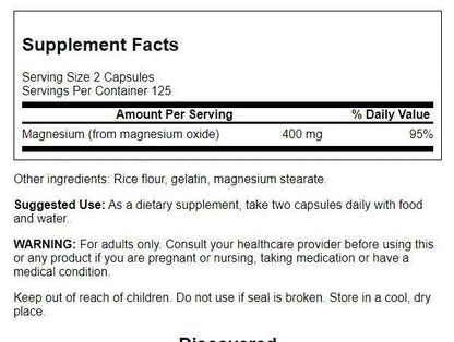 NT MAGNESIUM CW 200MG 60 GMM RASP