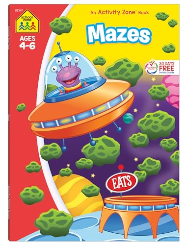 School Zone Picture Puzzles Preschool Workbook