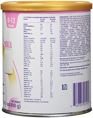 NEOCATE INFT FRML PW400GM DHA/ARA