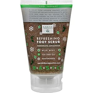 EARTH THERAPEUTICS FOOT SCRUB,REFRESHING