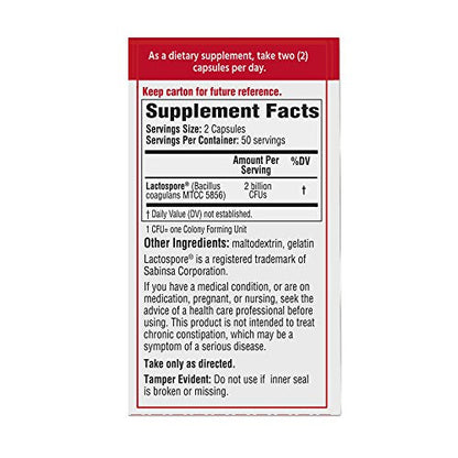 BACID DAILY PROBIOTIC CP 100