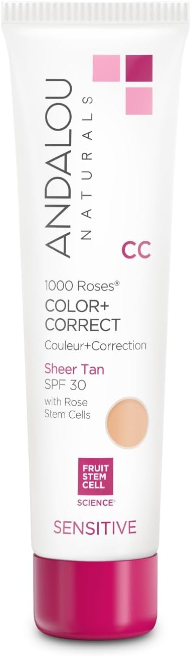 ANDALOU NATURALS CC,SHEER BEIGE,SPF 30