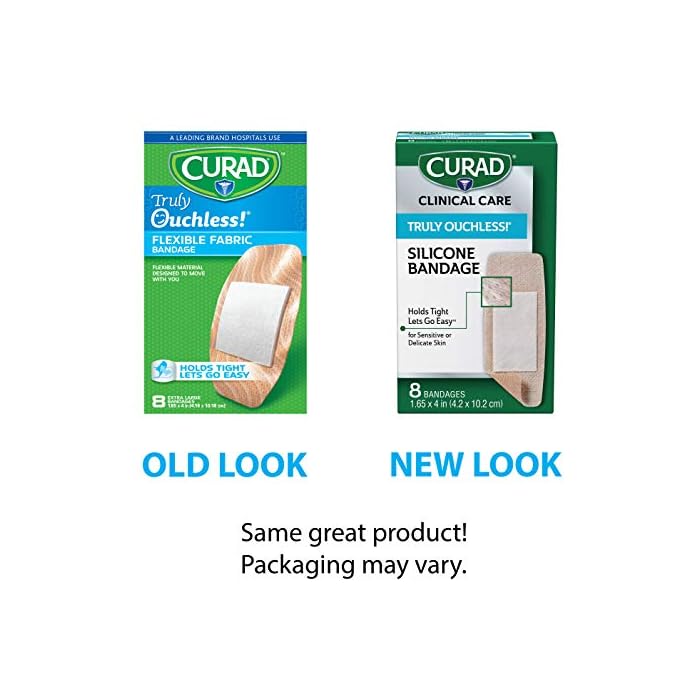 CURAD OUCHLESS SILICONE 3/4"X3" 20CT