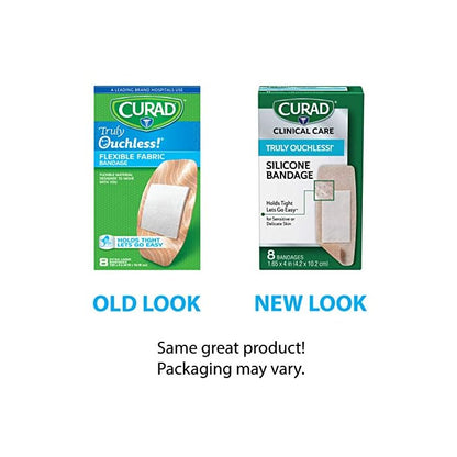 CURAD OUCHLESS SILICONE 3/4"X3" 20CT
