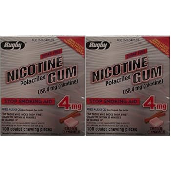 NICOTINE GUM 4MG CM 100CT RUGBY