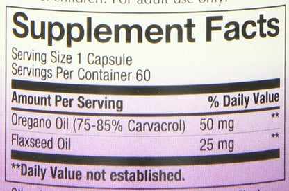 NATURE'S WAY OREGANO OIL EXTRACT
