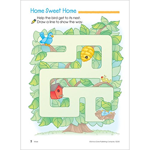 School Zone Preschool Basics Workbook for Ages 3-5