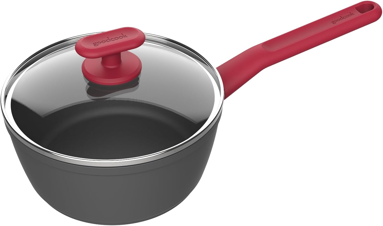 GoodCook Everyday Aluminum Nonstick Sauce Pan, 2 Quart