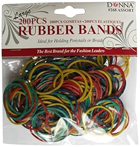 DONNA ELASTIC BANDS 200PCS ASST