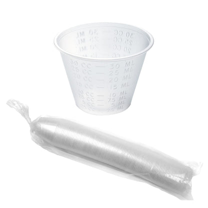 MEDICINE CUP 1OZ GRAD PLST 10