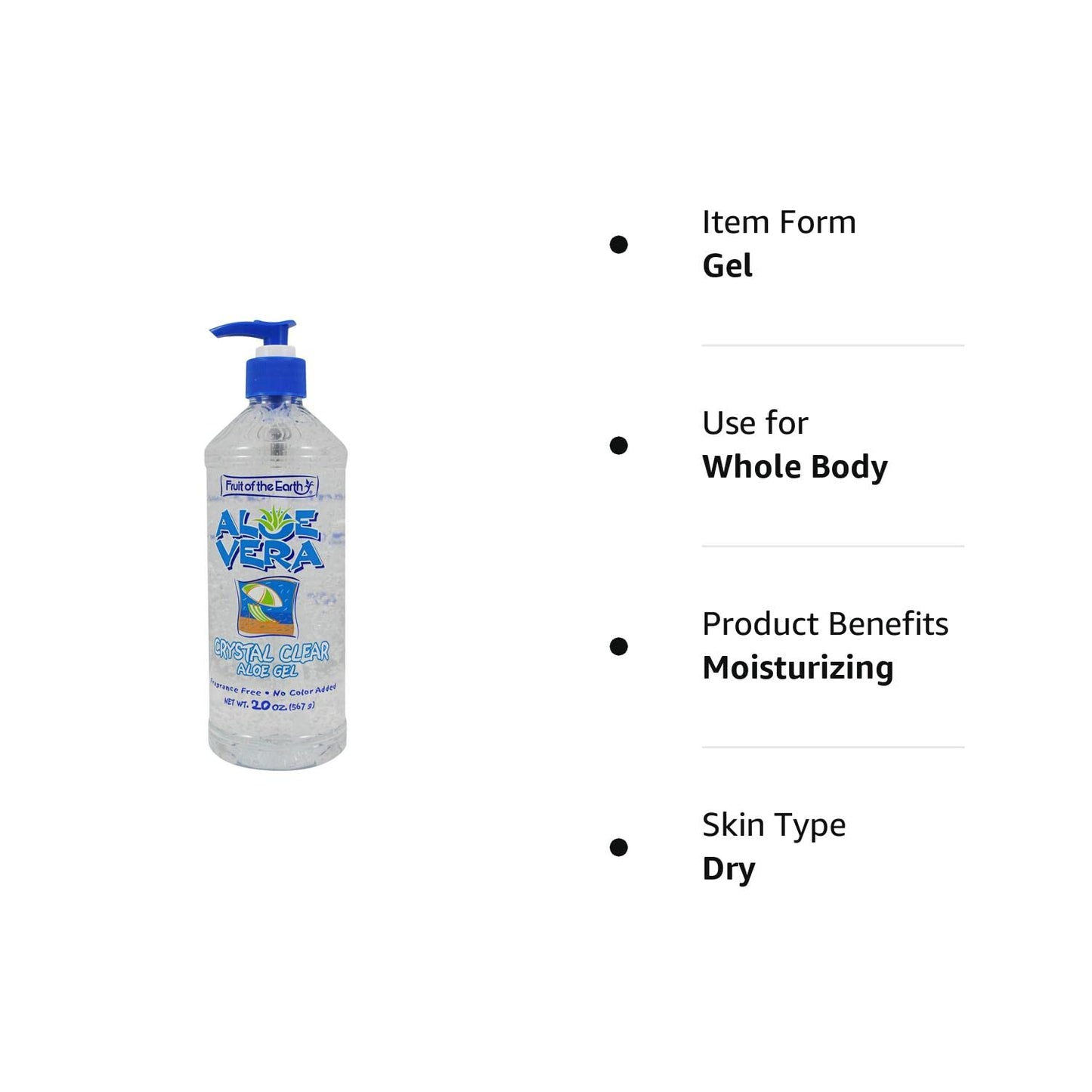 ALOE VERA GL 20OZ CRY CLRGL