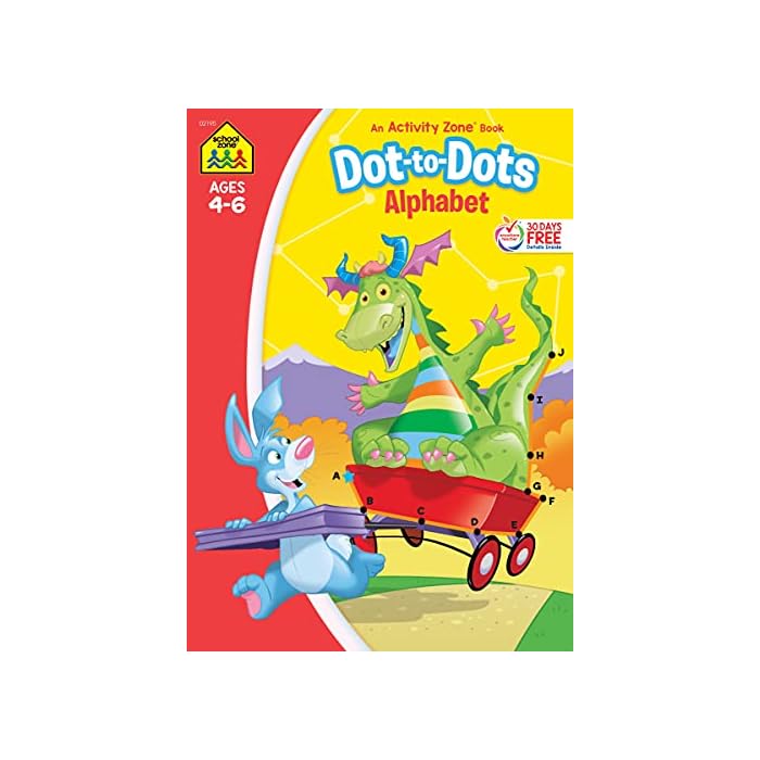 School Zone Dot to Dots Workbook Ages 4 to 6