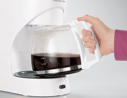 Proctor Silex® 12 Cup Coffeemaker, WHITE, 43501Y