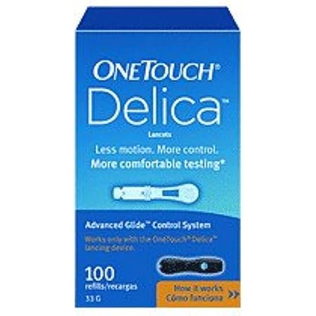 ONETOUCH DELICA PLUS LANCET 33G 100CT