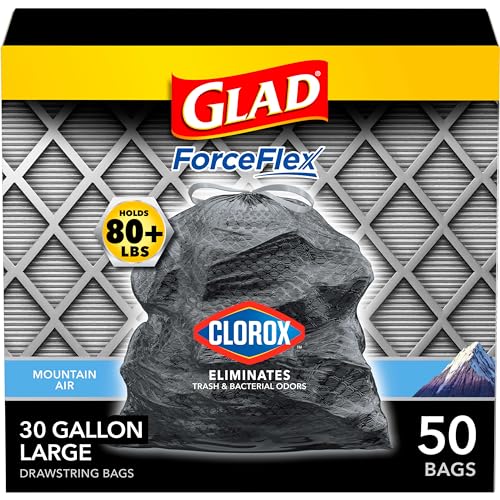 BAG GLAD TRASH DSTR BG 30GAL 4X28