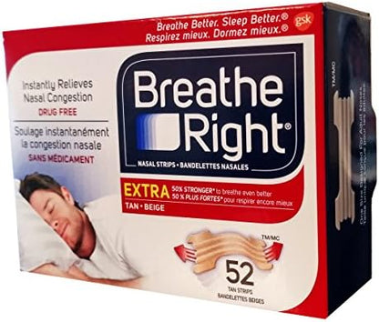 BREATHE RIGHT EXTRA TAN STRIP 26CT